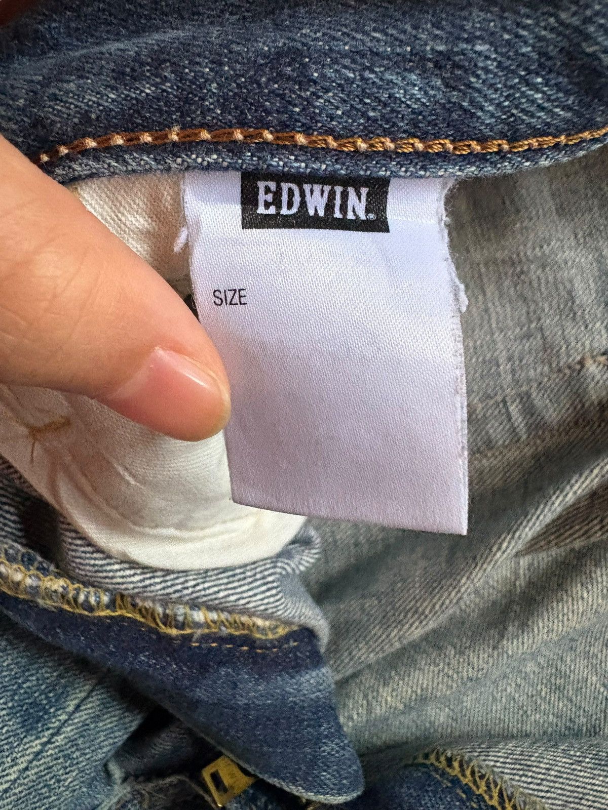 Edwin Vintage Japanese Edwin 505xx Selvedge Mud Wash Baggy Jeans Size US 32 / EU 48 - 11 Thumbnail