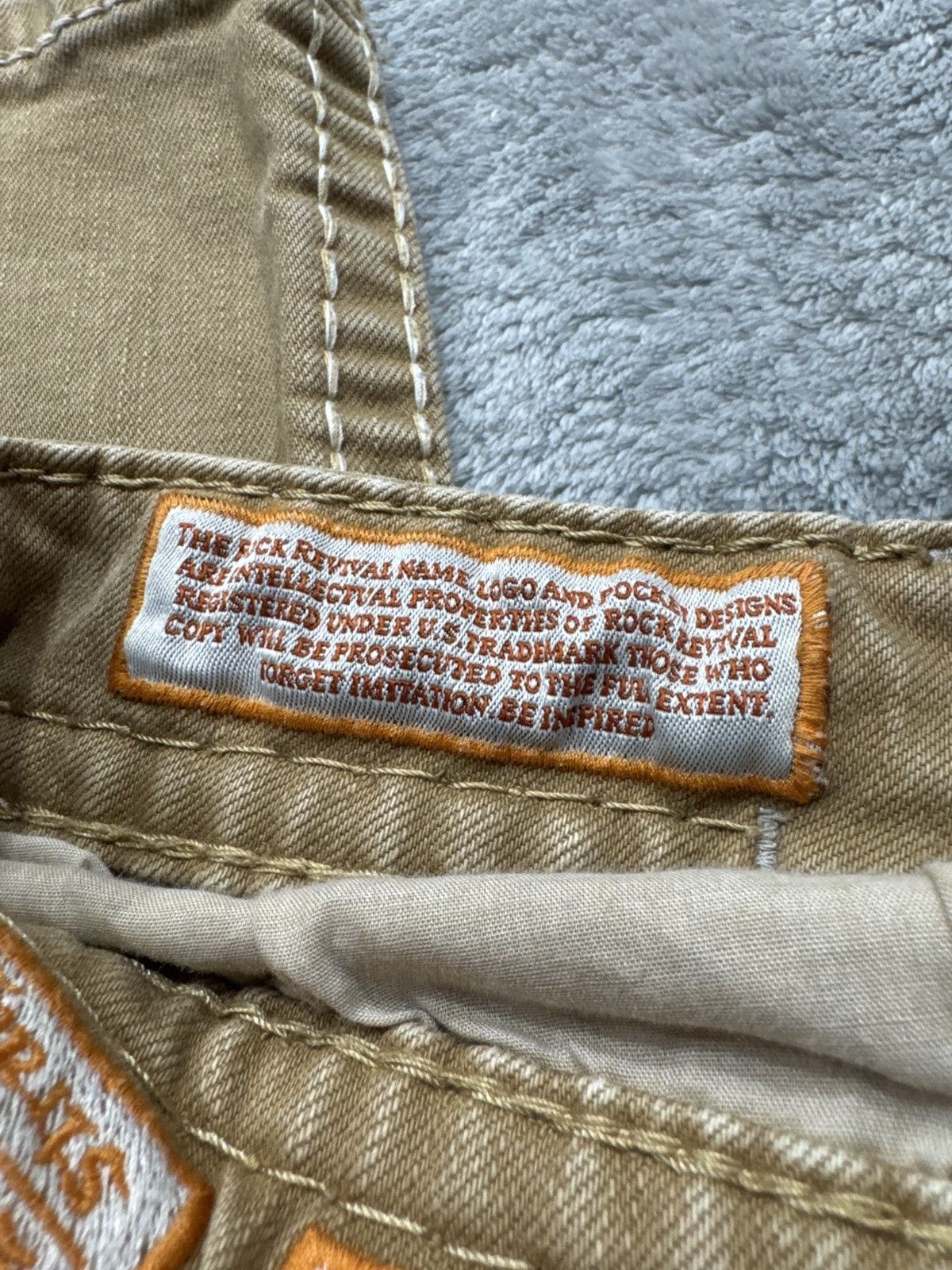 Rock Revival Beige/Brown Rock revival jeans 31/32 Size US 31 - 9 Thumbnail