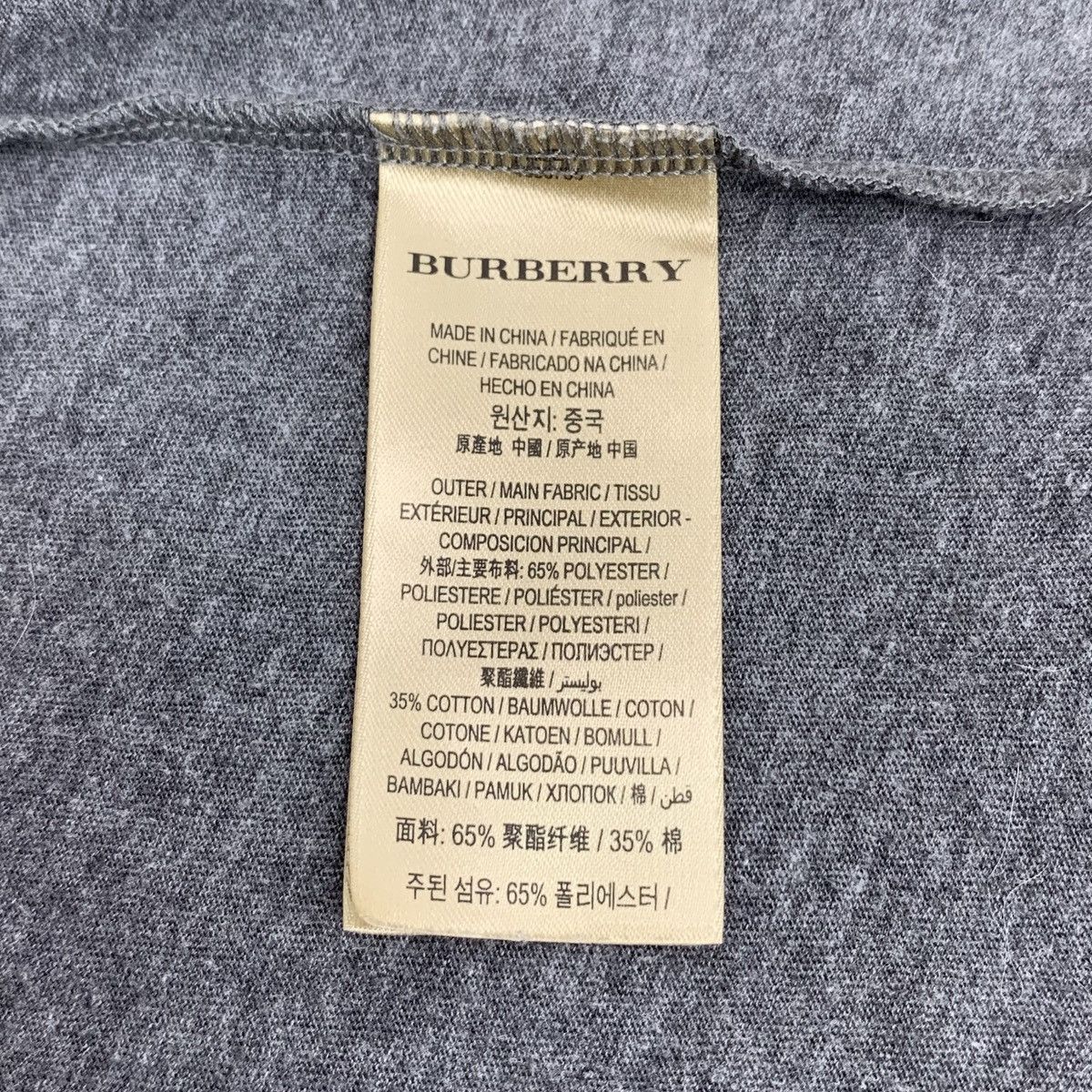 Burberry Burberry grey logo letter print cotton short-sleeved T-shirt Size S / US 4 / IT 40 - 6 Thumbnail