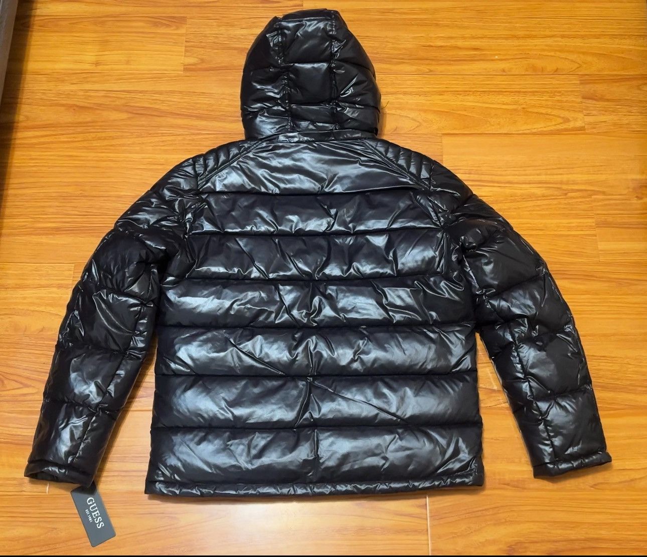 Guess Guess Hooded Puffer Jacket Size US L / EU 52-54 / 3 - 2 Thumbnail