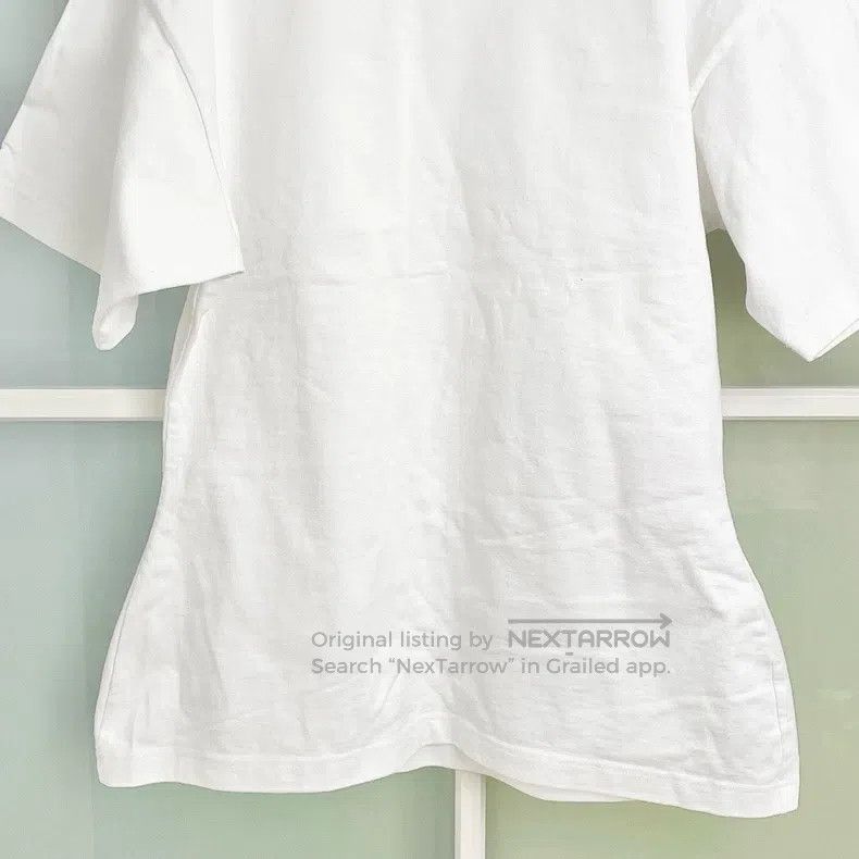 Balenciaga Balenciaga White Collar Letter Short Sleeve Size US XS / EU 42 / 0 - 4 Thumbnail