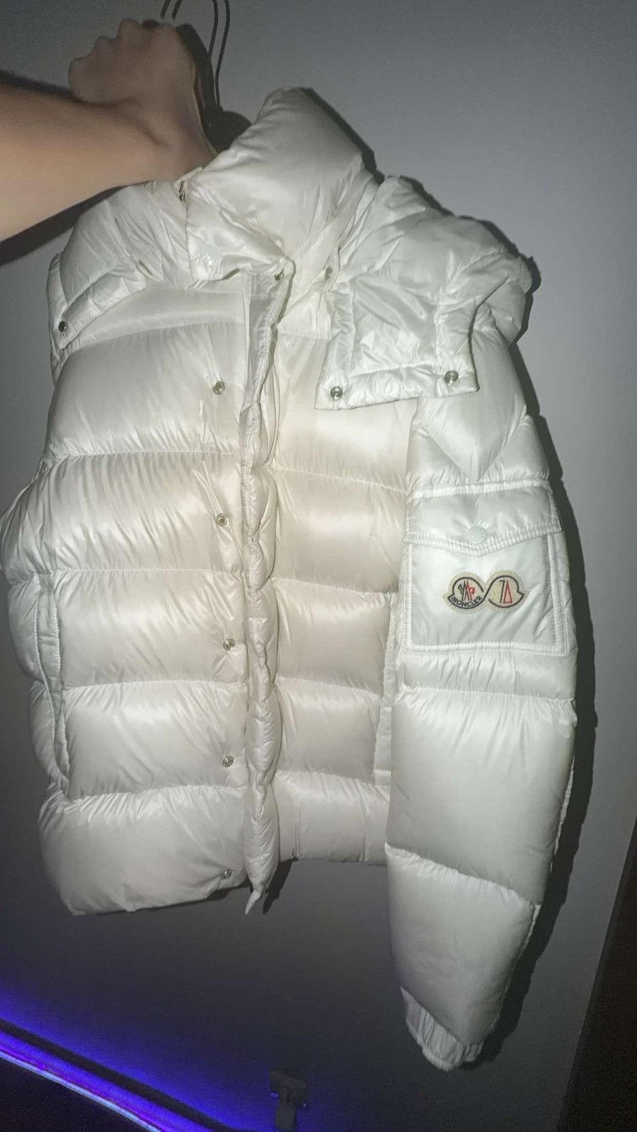 Moncler Moncler maya 70th white Size US L / EU 52-54 / 3 - 2 Thumbnail