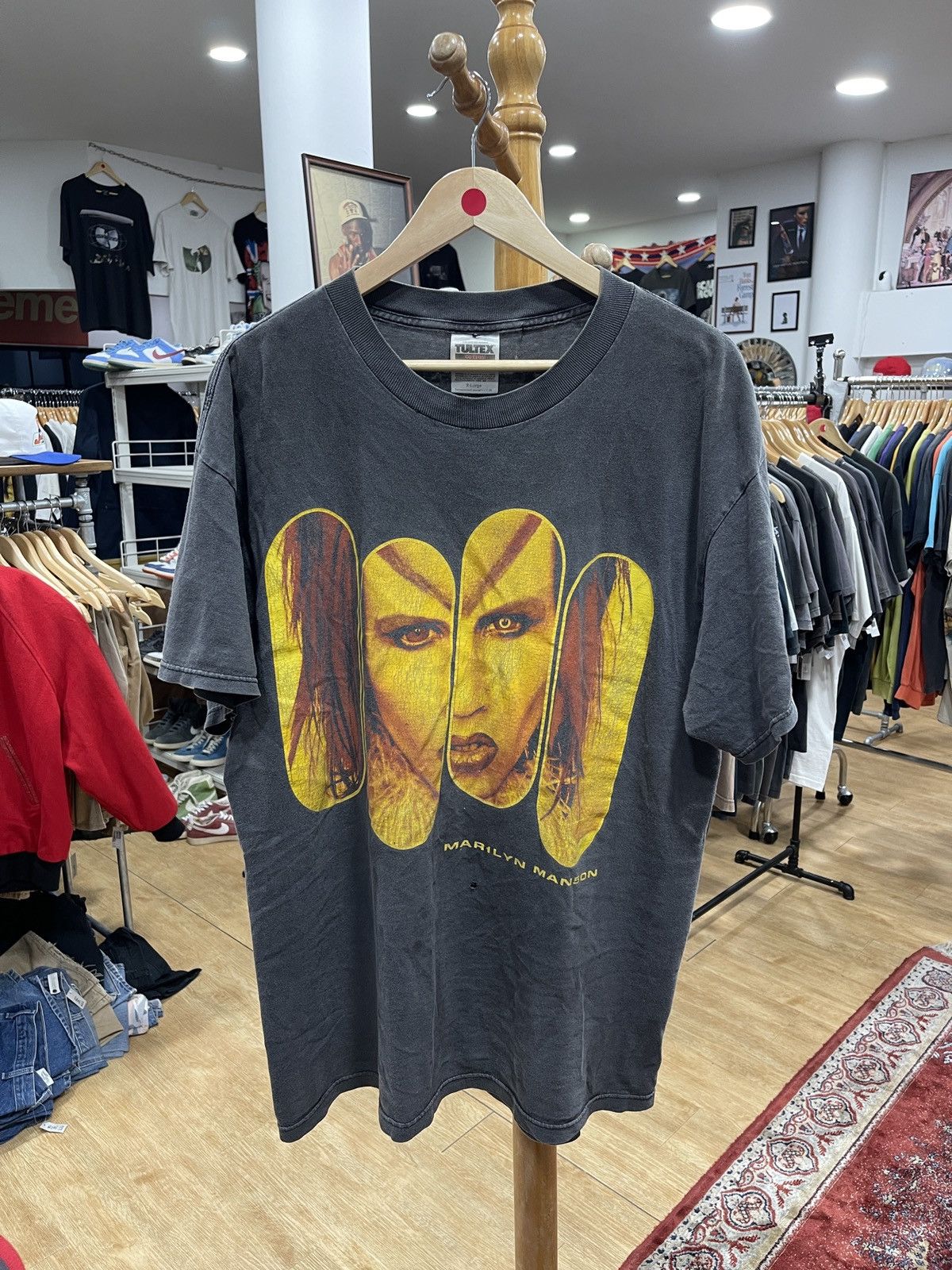 MARILYN MANSON tシャツ XL black ヴィンテージ バンドTシャツ
