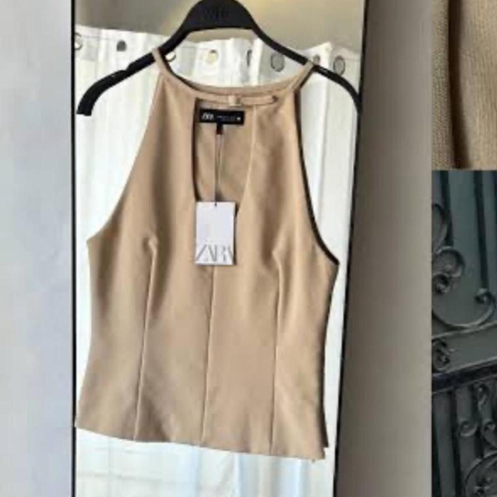 Zara Zara stretch halter top Size S / US 4 / IT 40 - 2 Thumbnail
