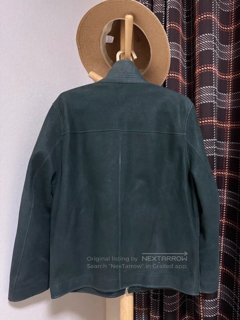 Hermes Hermes Leather jacket, full-grain leather, moss green Size US M / EU 48-50 / 2 - 2 Thumbnail