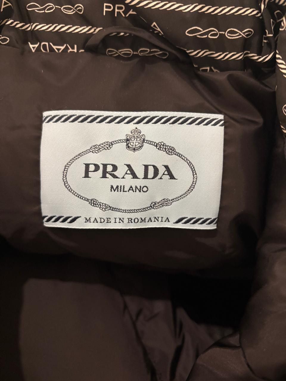Balenciaga Prada Re-nylon All Over Logo Padded Jacket Size XS / US 0-2 / IT 36-38 - 4 Thumbnail