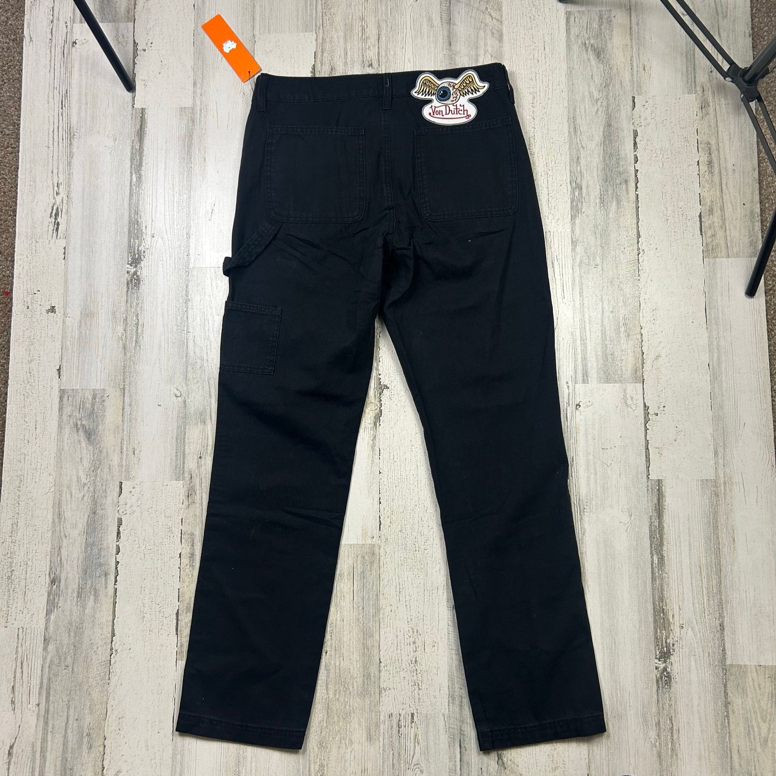 Von Dutch Von Dutch Double Knee Carpenter Black Pants Brand New Unworn Size US 32 / EU 48 - 8 Thumbnail