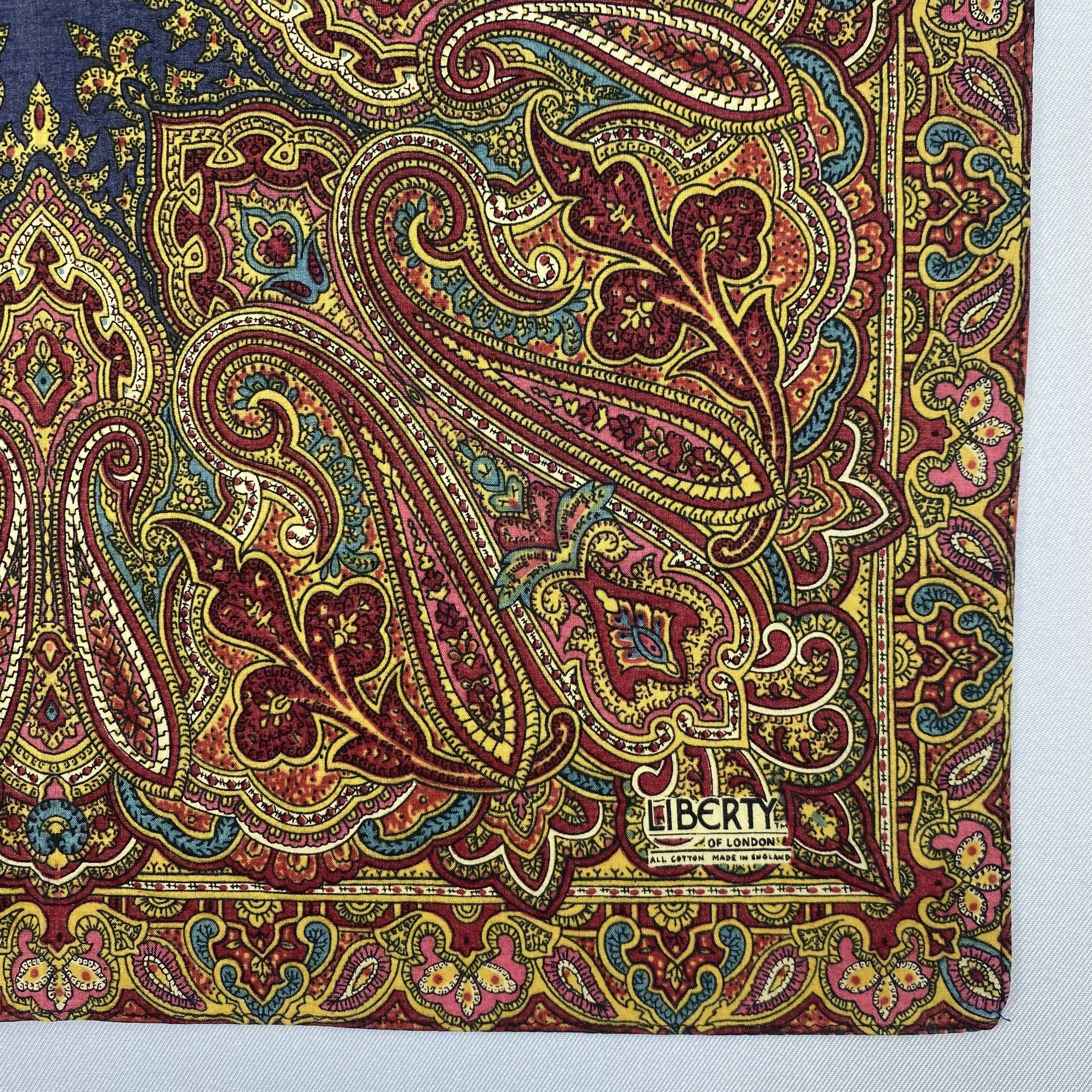 Liberty × Vintage Vintage Liberty Handkerchief Neckerchief Bandana H265Q Size ONE SIZE - 5 Thumbnail