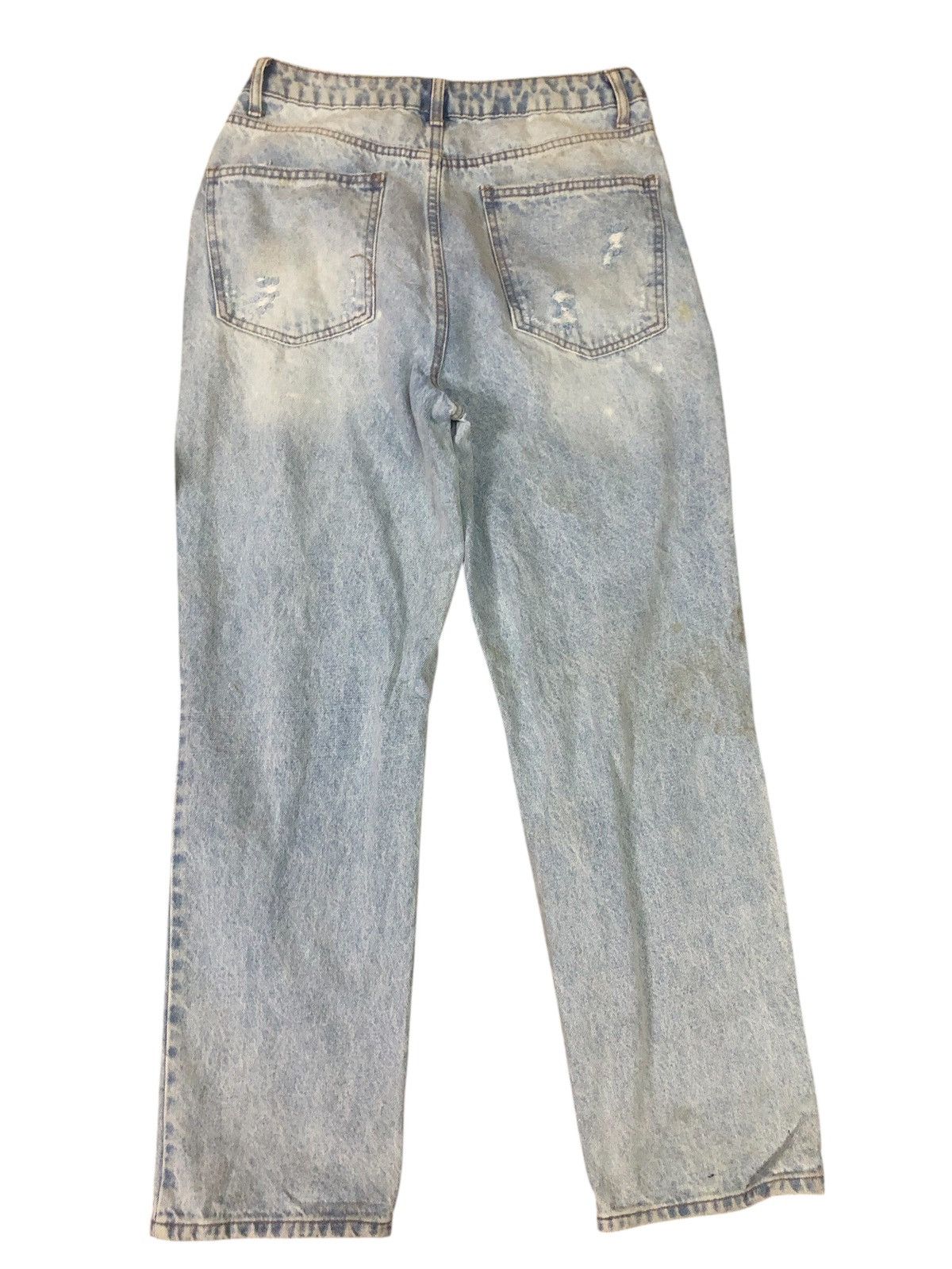 Japanese Brand No Boundaries Distressed Denim Pants Size US 30 / EU 46 - 2 Thumbnail