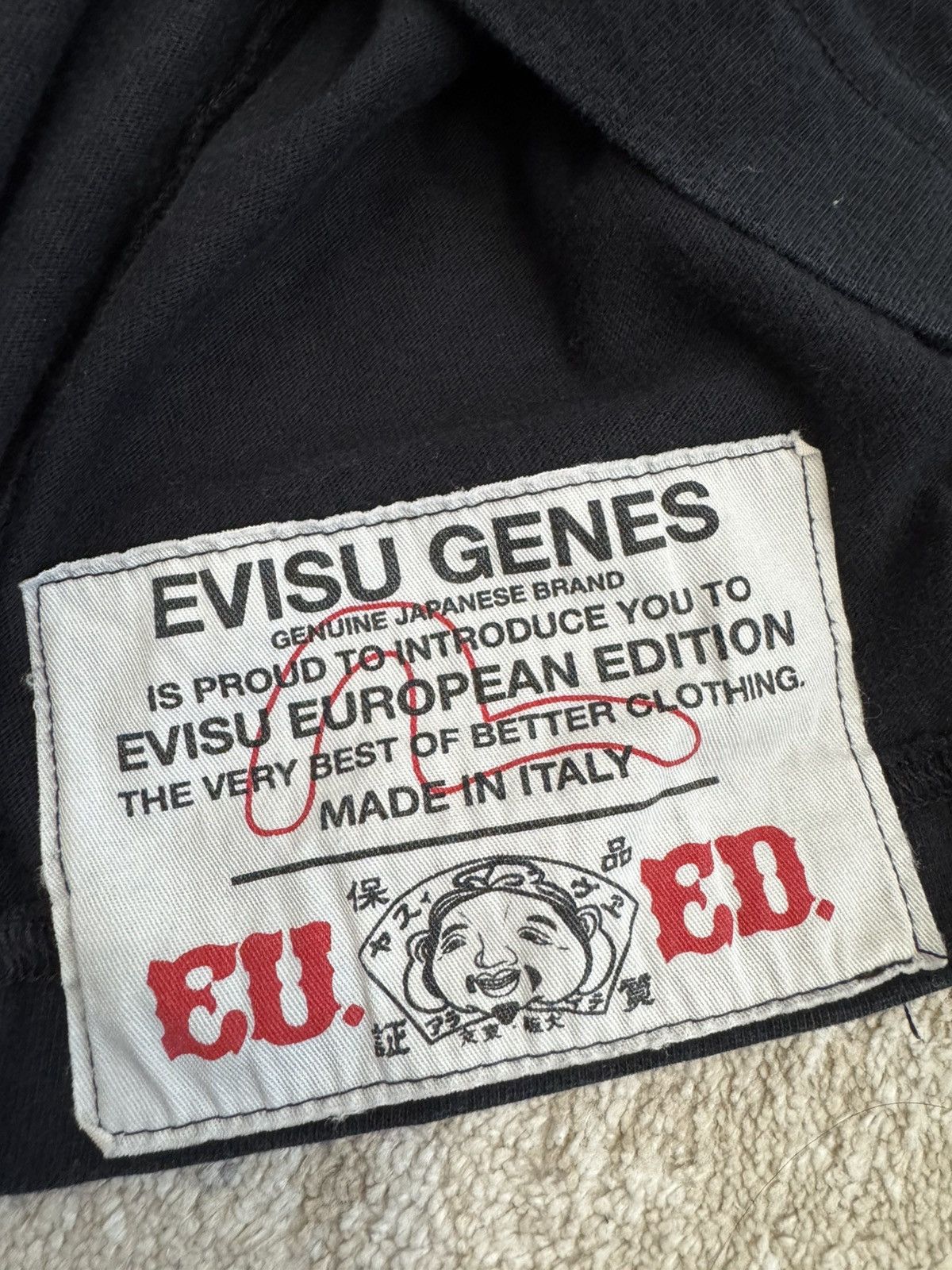 Evisu Evisu longsleeve european edition rare vintage Size US L / EU 52-54 / 3 - 6 Thumbnail