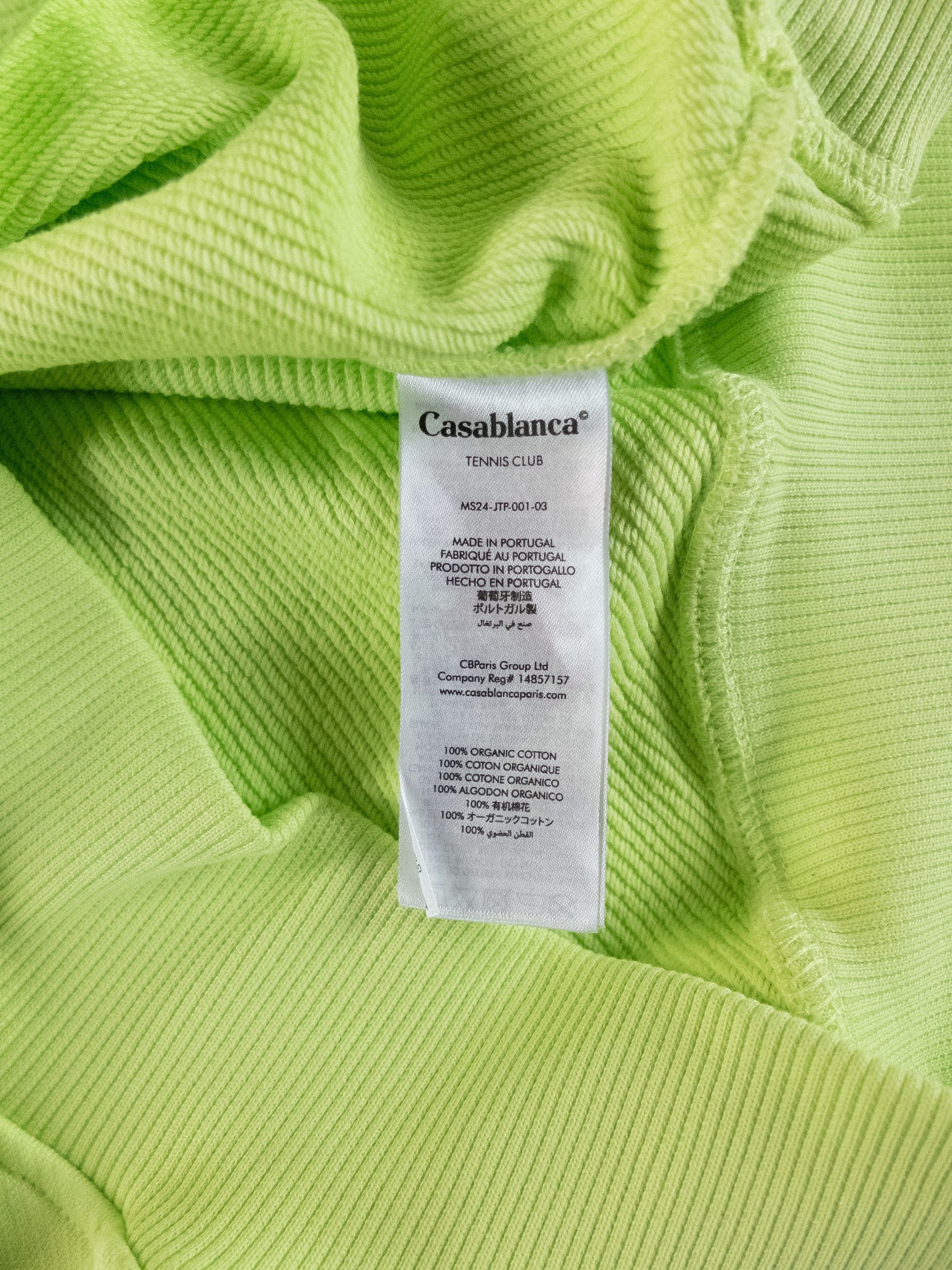 Casablanca CASABLANCA Afro Cubism Tennis Club green sweatshirt Large q Size US L / EU 52-54 / 3 - 8 Thumbnail