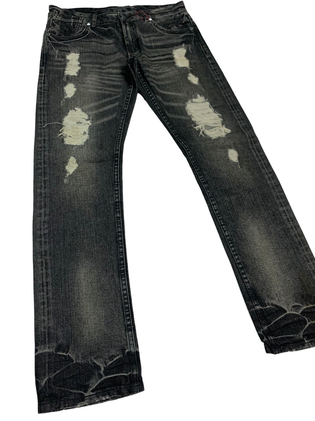 Japanese Brand Vintage Japanese Brand The 80/20 Jeans Distressed Size US 32 / EU 48 - 2 Thumbnail