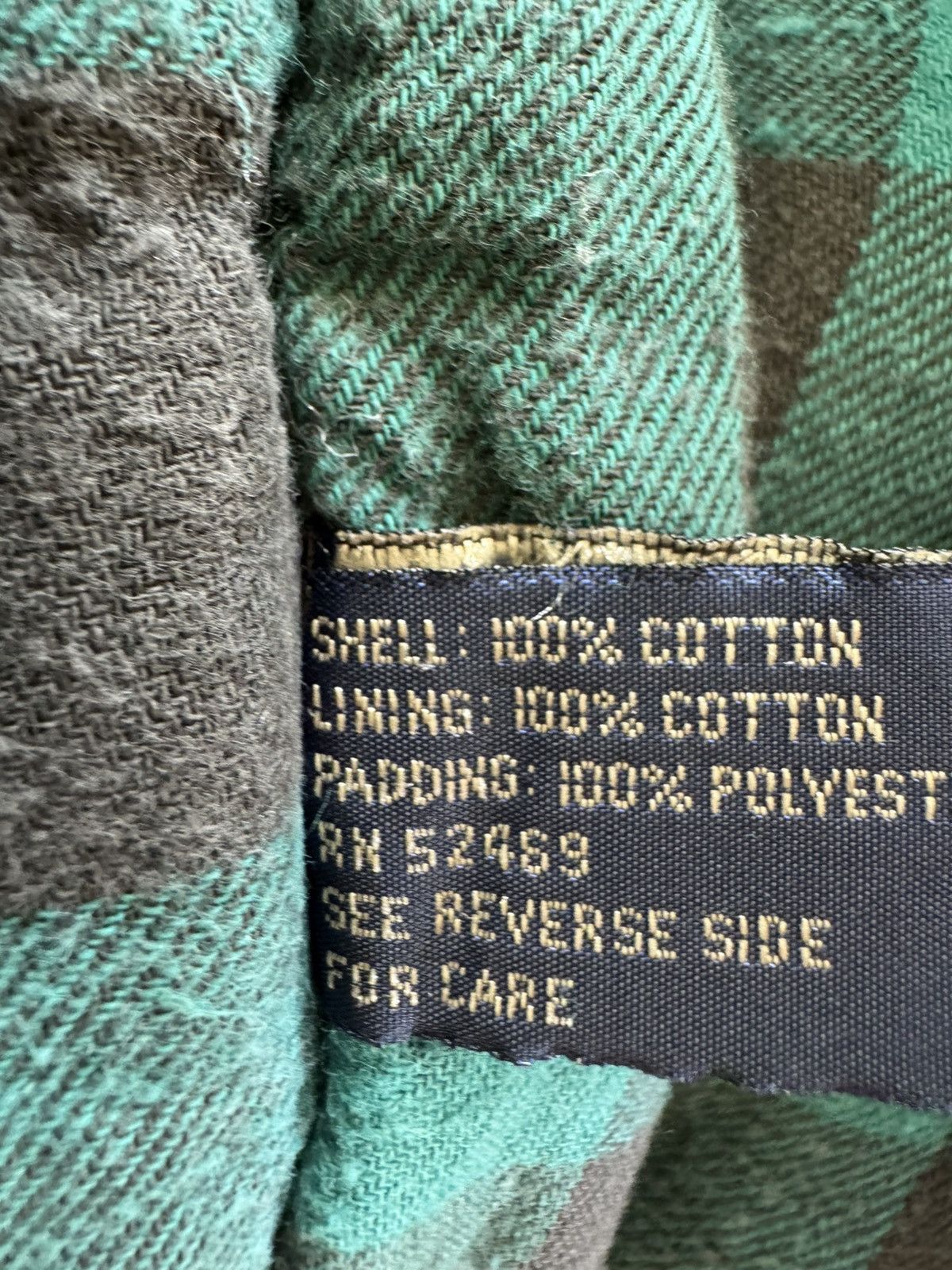 Vintage Ozark Trail men’s L 90s green plaid tan cargo outdoor puffy Size US XL / EU 56 / 4 - 7 Thumbnail