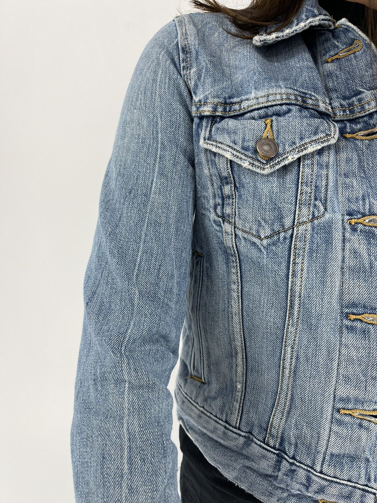 Levi's × Vintage Womens Vintage Levis Denim Jeans Jacket 90s Retro Size XS Size XS / US 0-2 / IT 36-38 - 4 Thumbnail