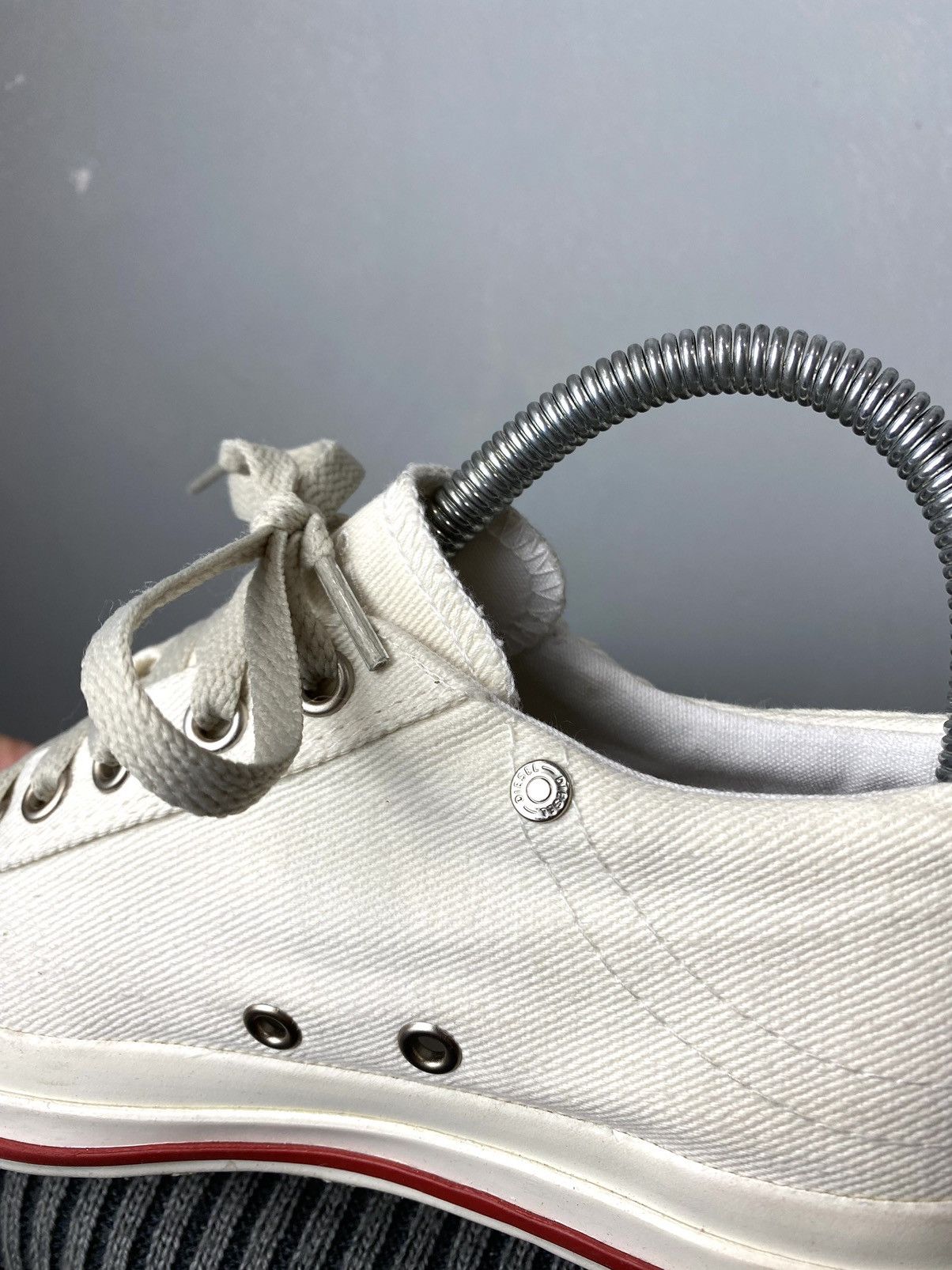 Diesel Vintage Diesel Low Top Design Denim Sneakers Bw Sport Size US 6 / IT 36 - 8 Thumbnail