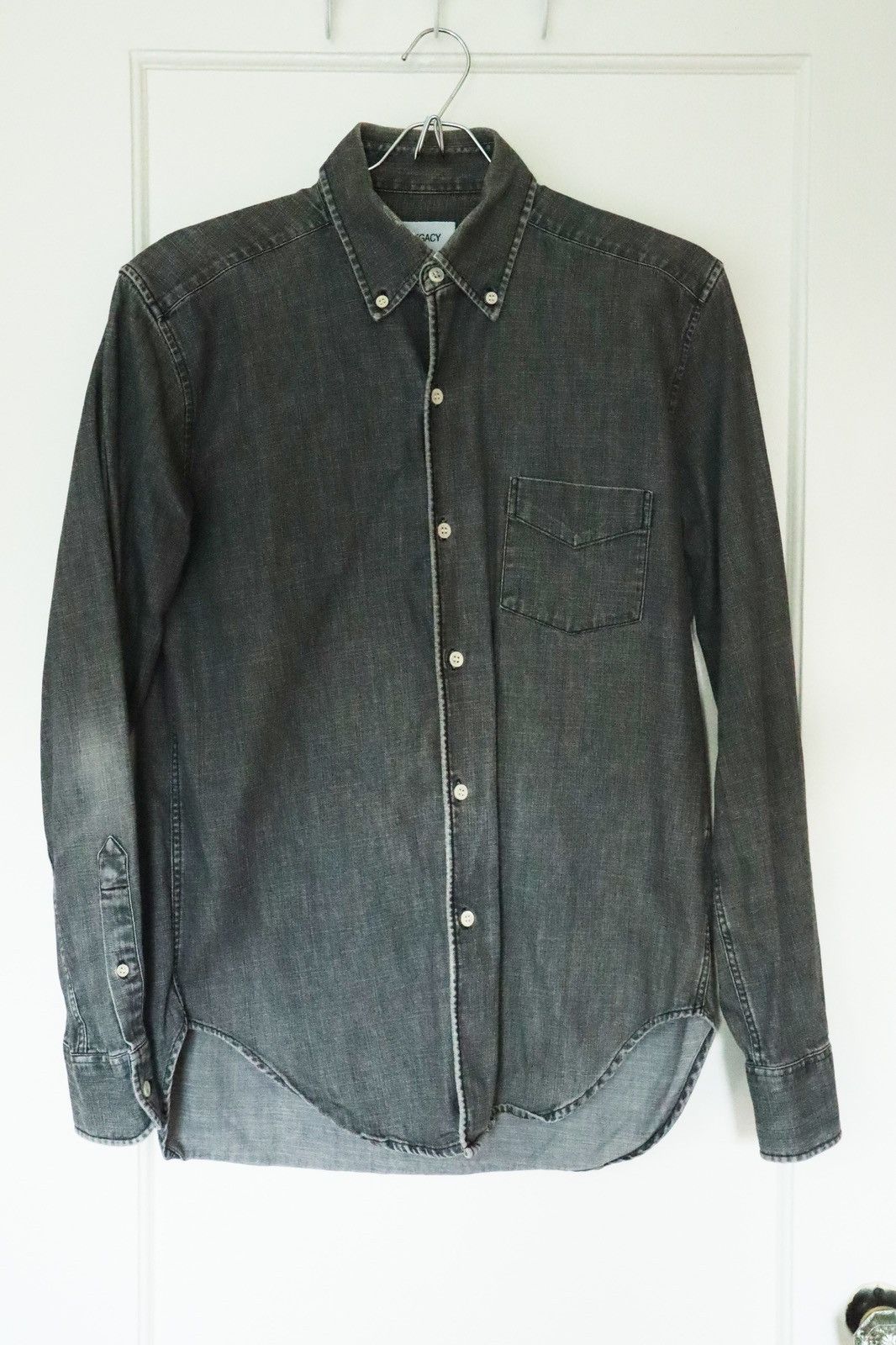Our Legacy Our Legacy Grey Denim Shirt Size US S / EU 44-46 / 1 - 2 Thumbnail