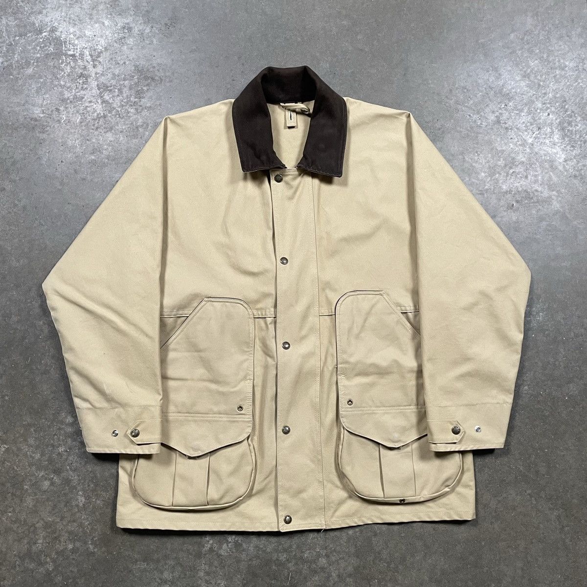 Filson × Vintage Vintage C.C. Filson Waterfowl Field Jacket Beige Outdoors Size US L / EU 52-54 / 3 - 4 Thumbnail