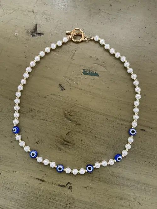 Jewelry × Vintage Third Eye Pearl Necklace Size ONE SIZE - 1 Thumbnail