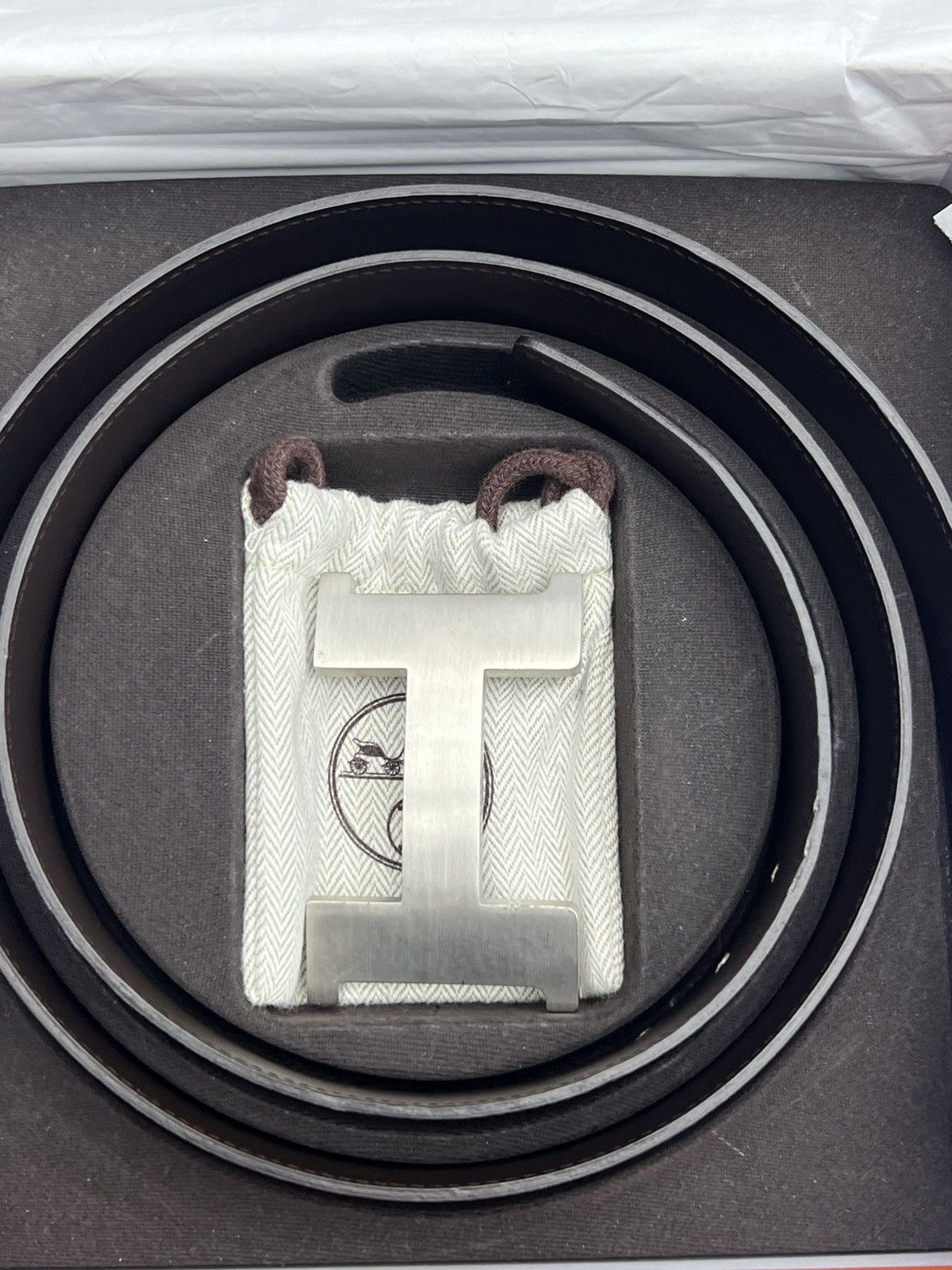 Hermes Hermes Constance Palladium-Plated H Buckle Size 40 - 9 Thumbnail