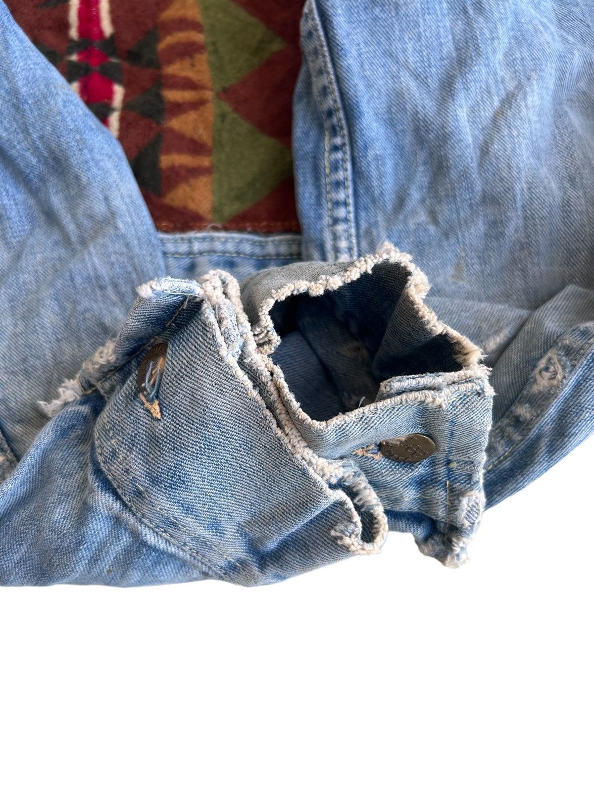 Lee TRUE GEM 1960s Lee Rider Navajo Hippies Trucker Denim Jacket Size US M / EU 48-50 / 2 - 15 Thumbnail