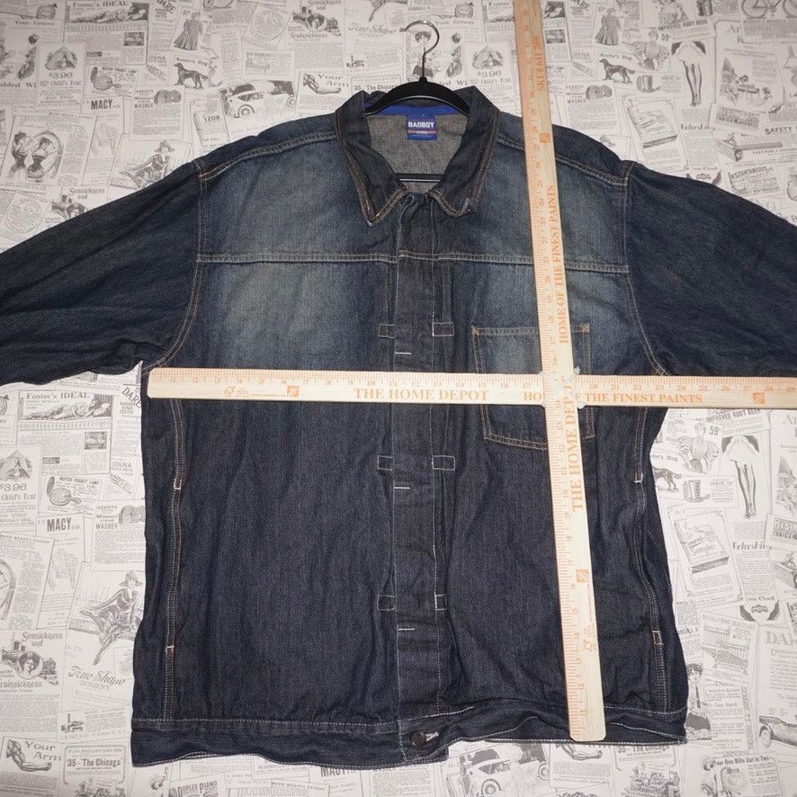 Vintage XL -Vintage Y2K bad boy records 2000s denim throwback jacket Size US XL / EU 56 / 4 - 4 Thumbnail
