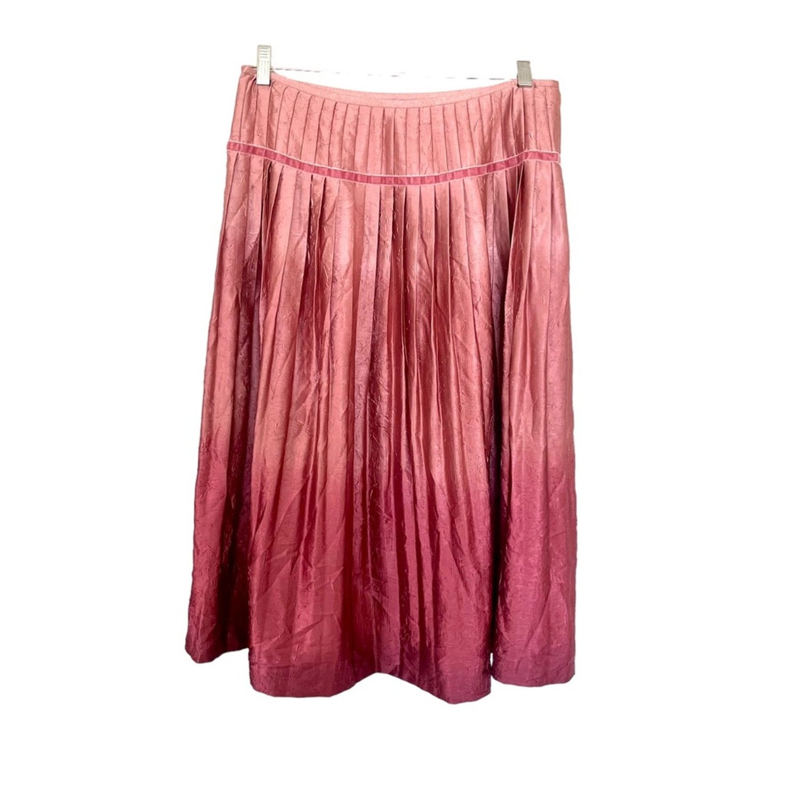 Lafayette 148 Lafayette 148 pleated midi ombré skirt size 12 Size 34" / US 12 / IT 48 - 2 Thumbnail