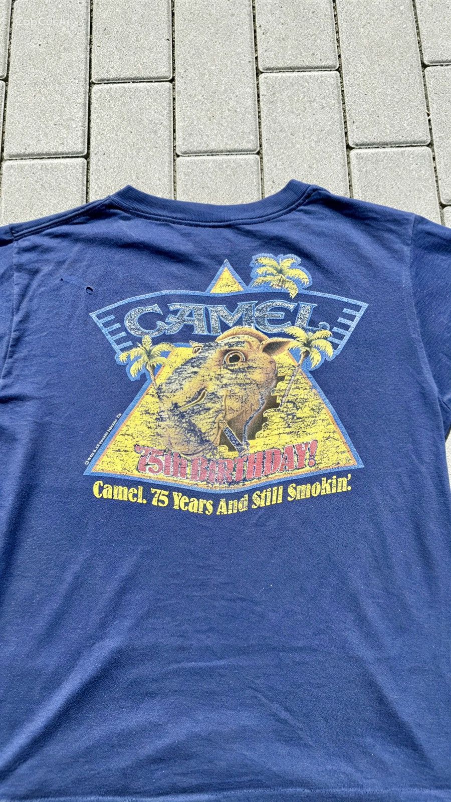 Vintage *Rare* Vintage 1988 Camel Cigarettes single stitch T-Shirt Size US L / EU 52-54 / 3 - 2 Thumbnail