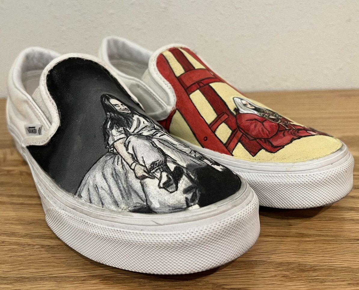 Billie Eilish × Vans Billie Eilish Album Cover Custom Vans size 6.5 women’s Size US 6.5 / IT 36.5 - 4 Thumbnail