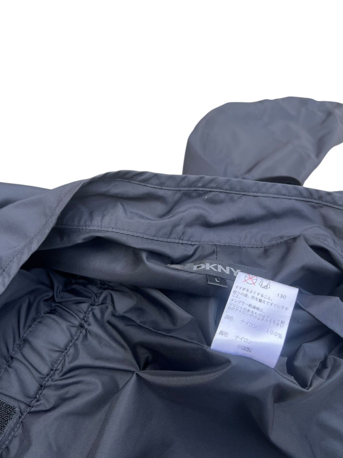 DKNY Vintage 2000s Y2K DKNY Black Tactical Nylon Jacket Size US L / EU 52-54 / 3 - 14 Thumbnail