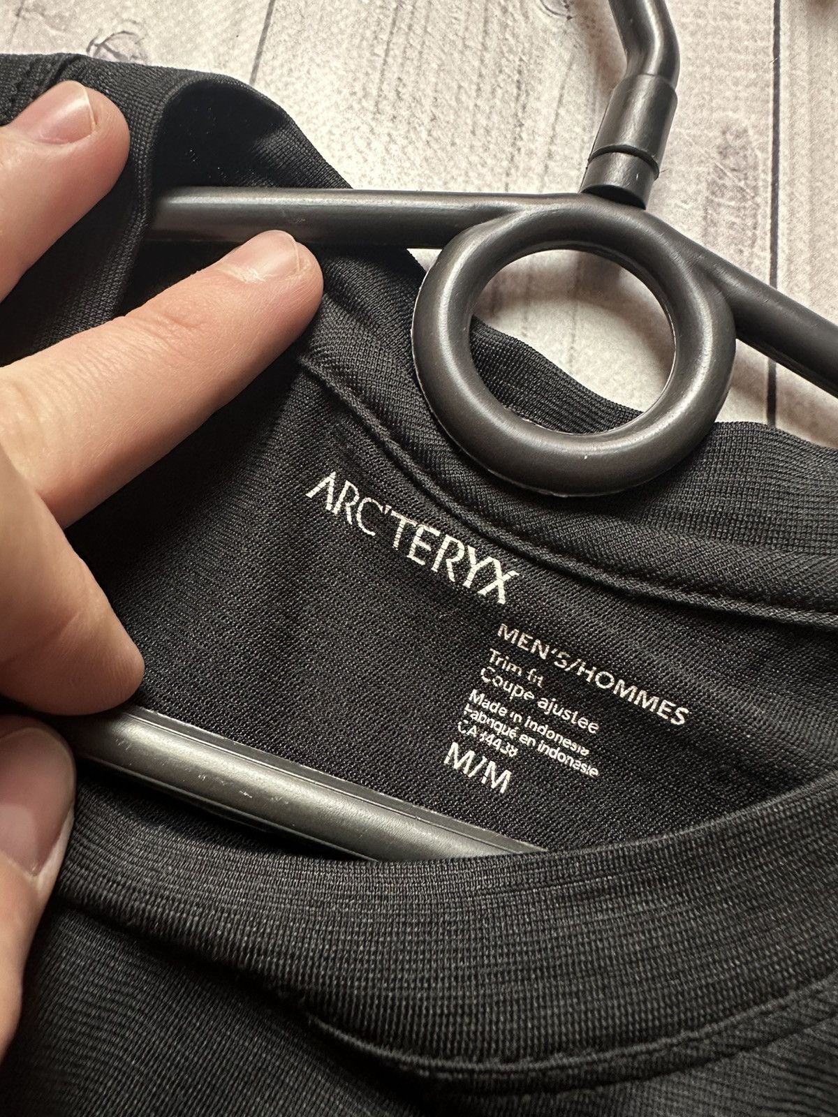 Arc'teryx Arcteryx tee logo size M black Size US M / EU 48-50 / 2 - 5 Thumbnail