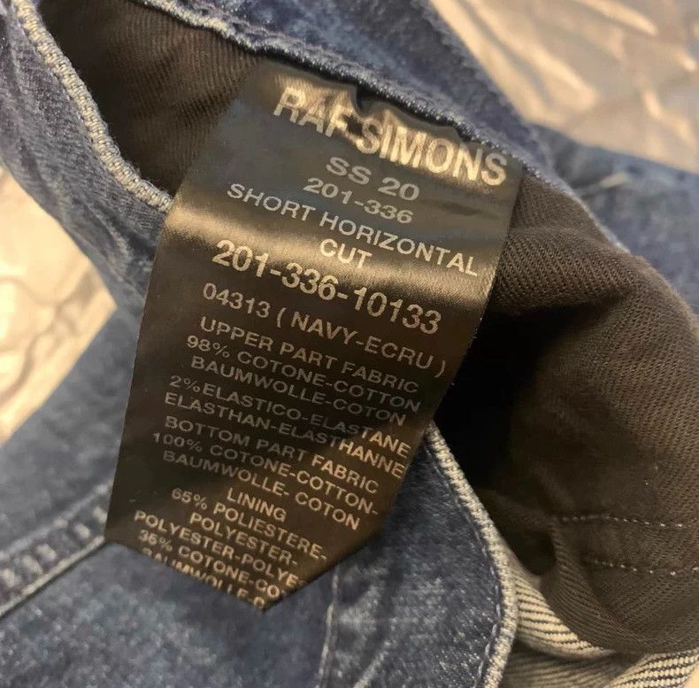Raf Simons Raf simons Denim workwear stitched shorts Size US 32 / EU 48 - 4 Thumbnail