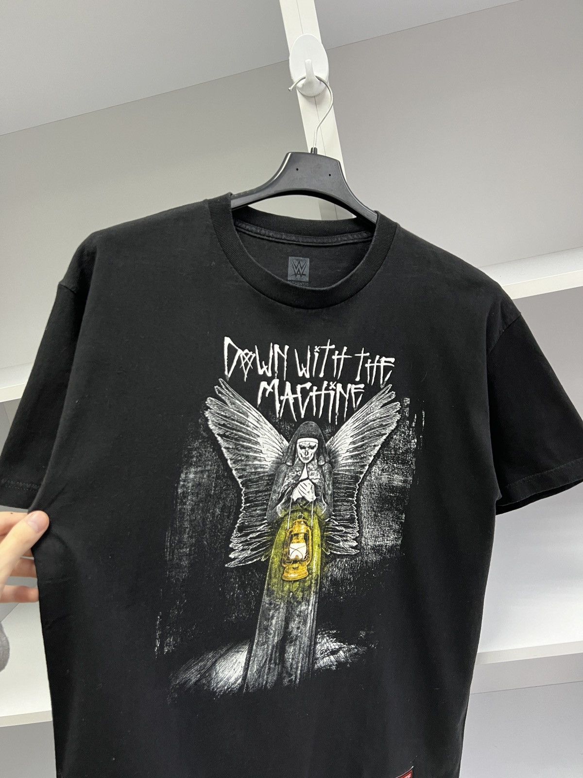Vintage × WWE The Wyatt Family Down with the Machine T-Shirt WWE Size US L / EU 52-54 / 3 - 10 Thumbnail