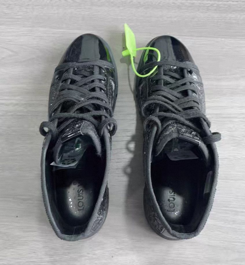 Louis Vuitton Louis Vuitton Felt Sequined High-Top Sneakers -2508 Size US 5.5 / EU 38 - 3 Thumbnail