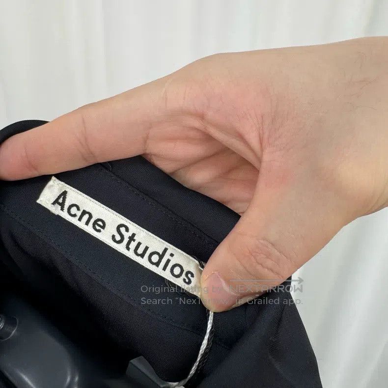 Acne Studios Acne Studios Black Mulberry Silk Colorful Button Shirt Size XXS / US 00 / IT 34 - 5 Thumbnail