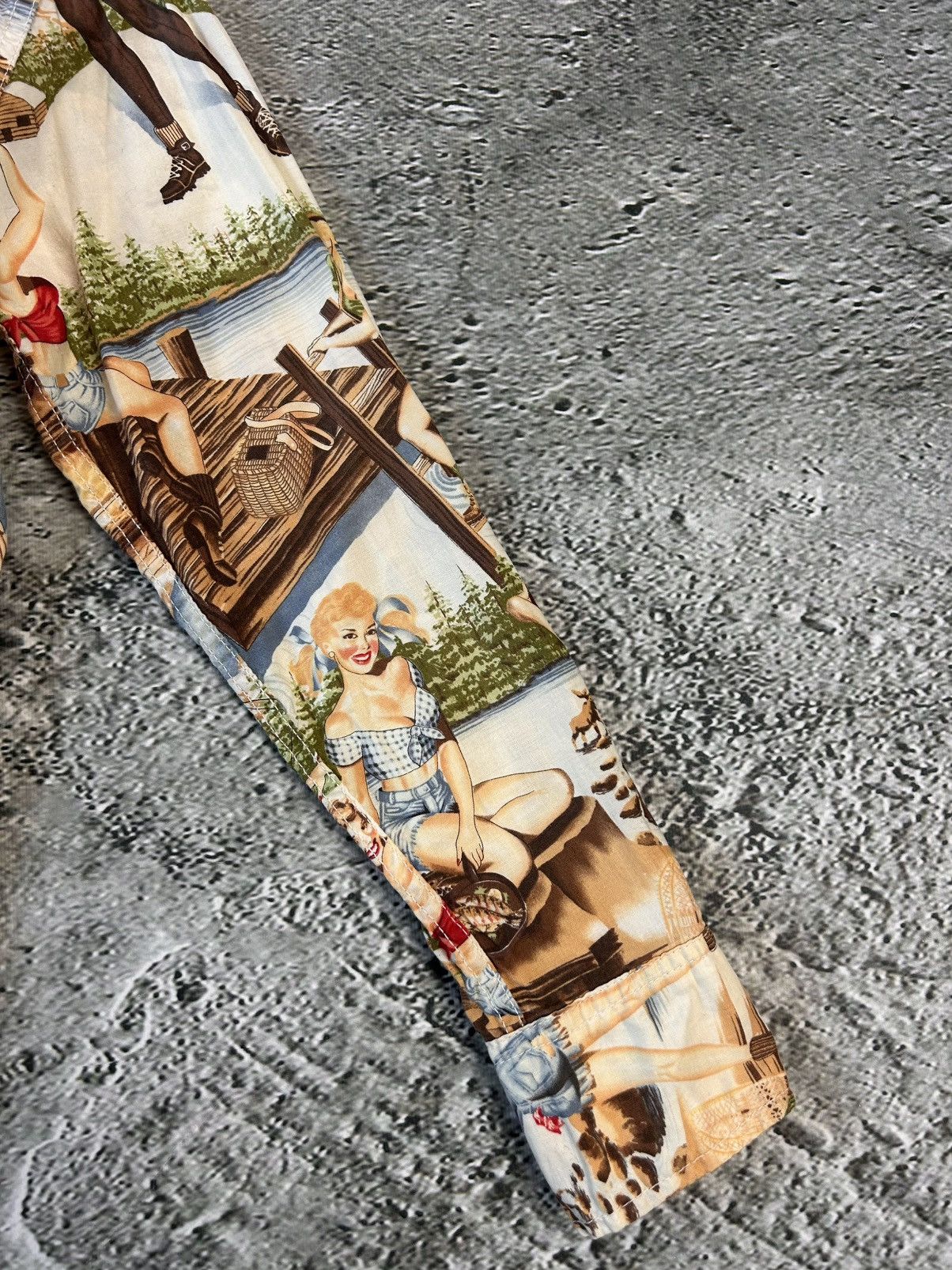 Evisu Evisu shirt button-up playboy style sexy fullprint Size US S / EU 44-46 / 1 - 8 Thumbnail