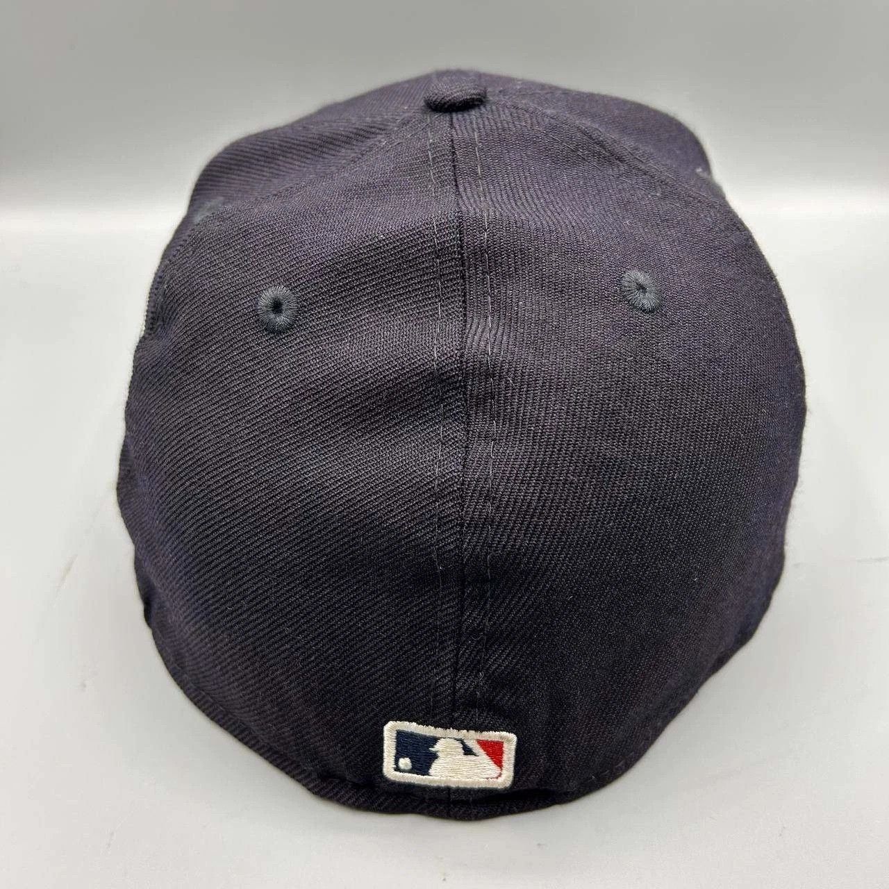 New Era New York Yankees Hat Men 7 5/8 Navy MLB Fitted Cap Wool Size ONE SIZE - 9 Thumbnail