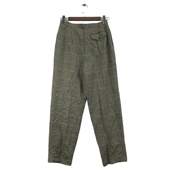 Burberry Vtg BURBERRY LONDON ENGLAND Plaid Checks Casual Pant Trouser Size 26" / US 2 / IT 38 - 1 Thumbnail