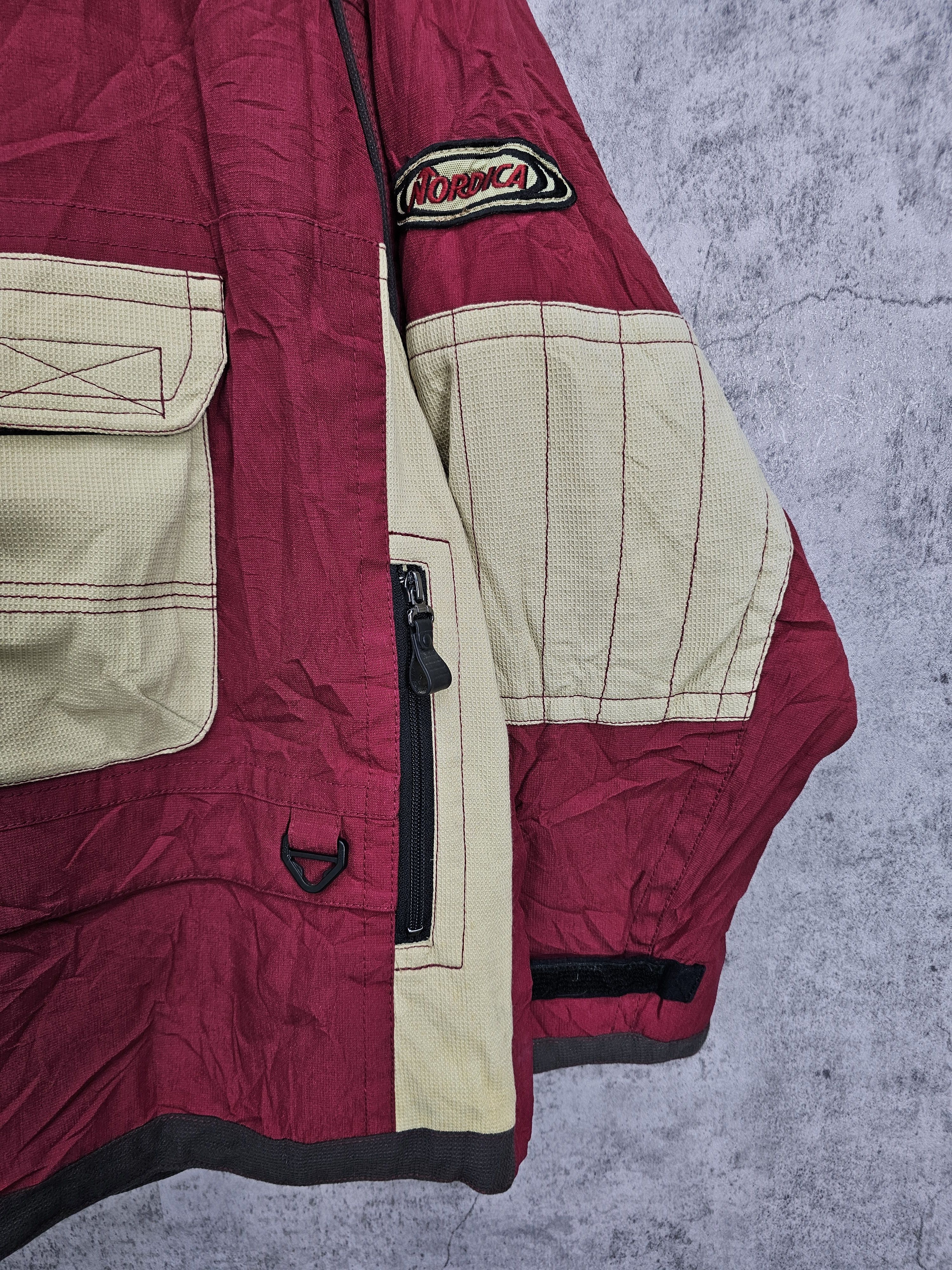 Japanese Brand Vintage NORDICA Snowwear Half Zipper Ski Jacket J0017 Size US L / EU 52-54 / 3 - 7 Thumbnail