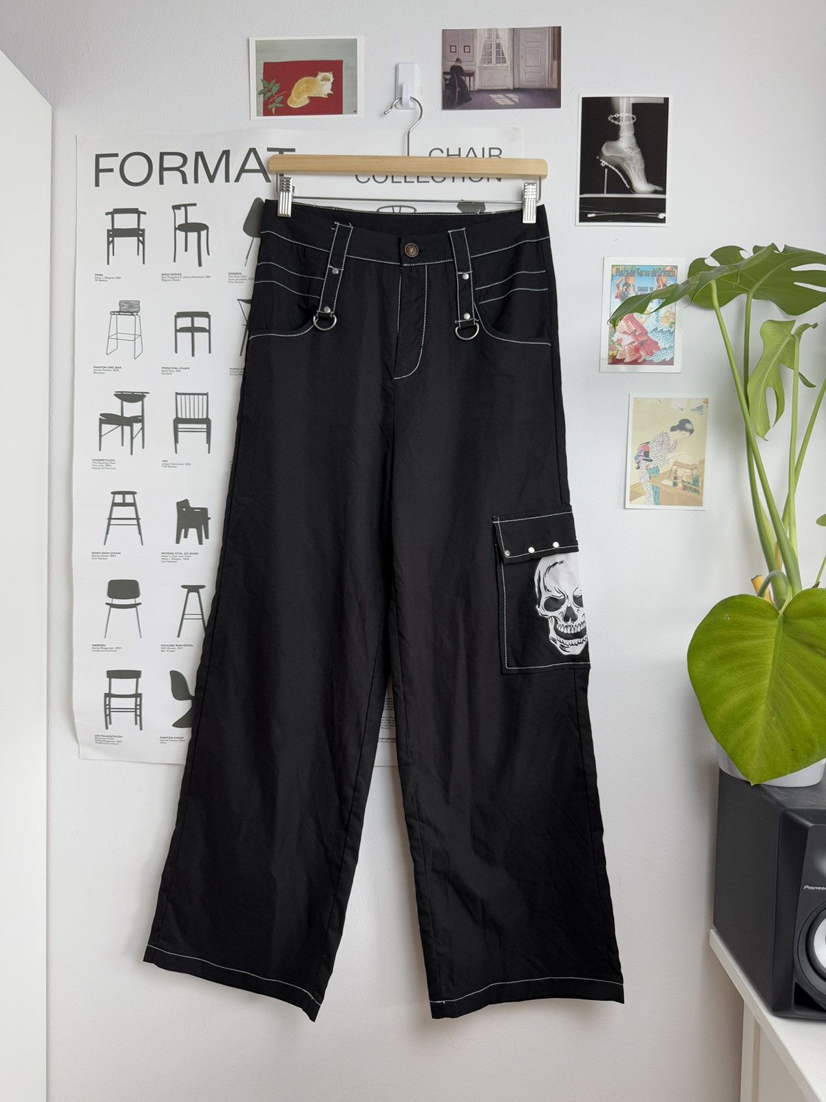 Affliction Vintage y2k Tripp NYC style skull rave opium pants XS archive Size 28" / US 6 / IT 42 - 1 Thumbnail