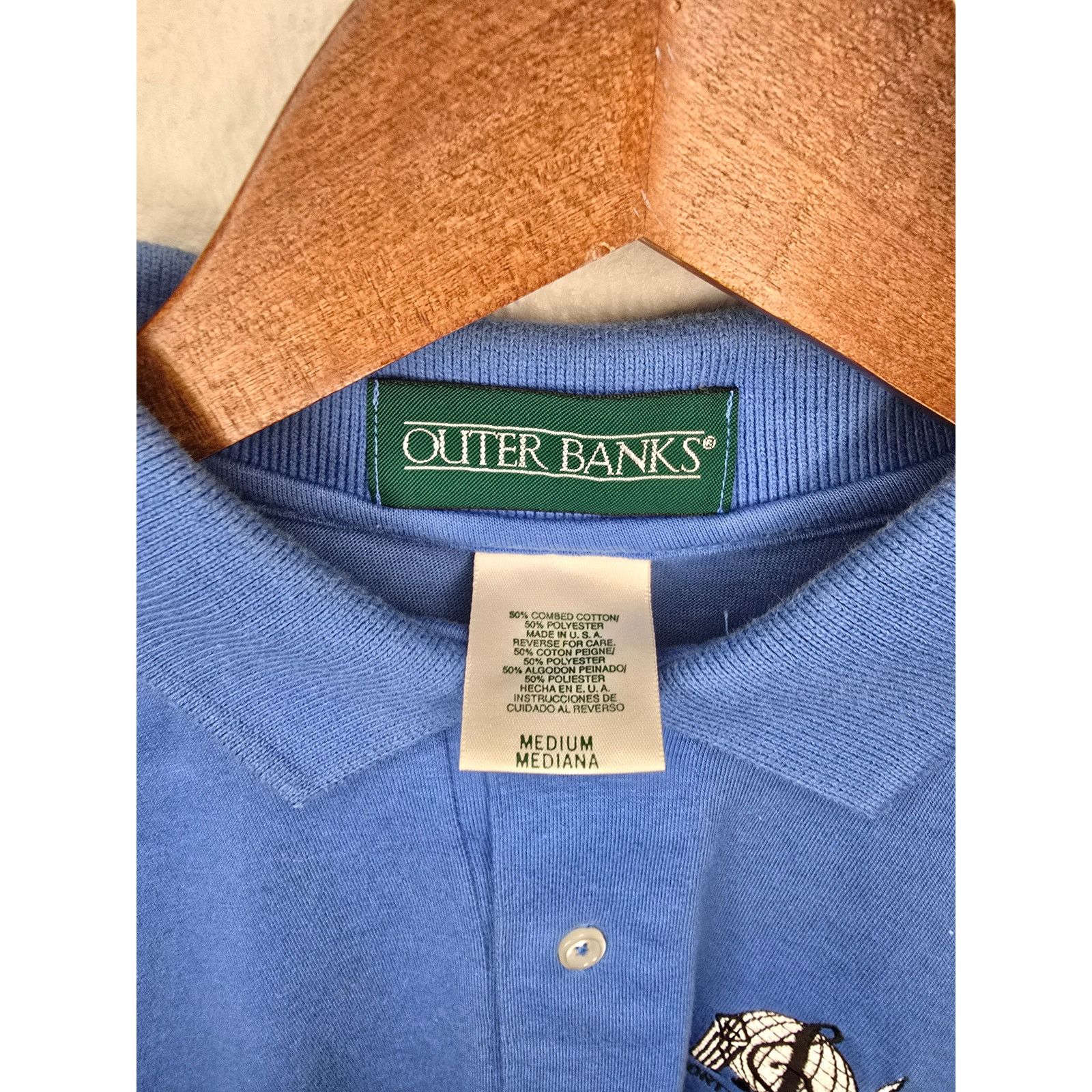 Vintage Vintage Church Polo Medium Fort Worth Tour Estonia Shirt 90s Size US M / EU 48-50 / 2 - 6 Thumbnail