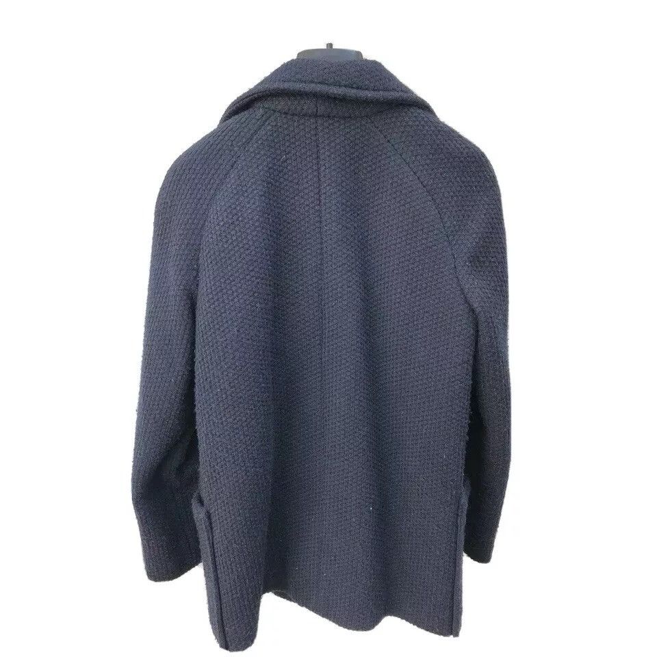 A.P.C. Navy Wool Peacoat / Double Breasted Jacket Size S / US 4 / IT 40 - 4 Thumbnail