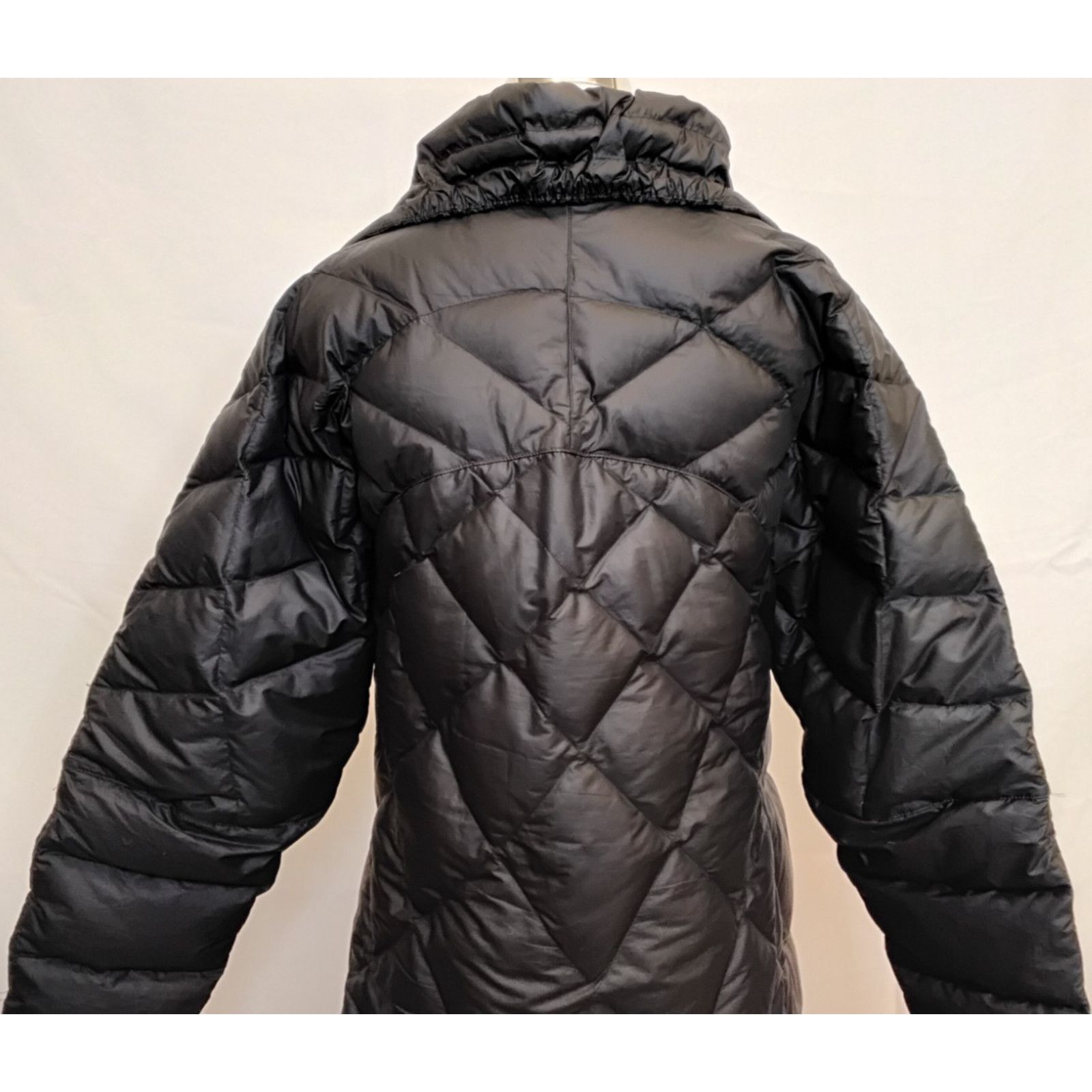 nau Nau Down Parka Coat Women's M Long Black Lightweight Size M / US 6-8 / IT 42-44 - 5 Thumbnail