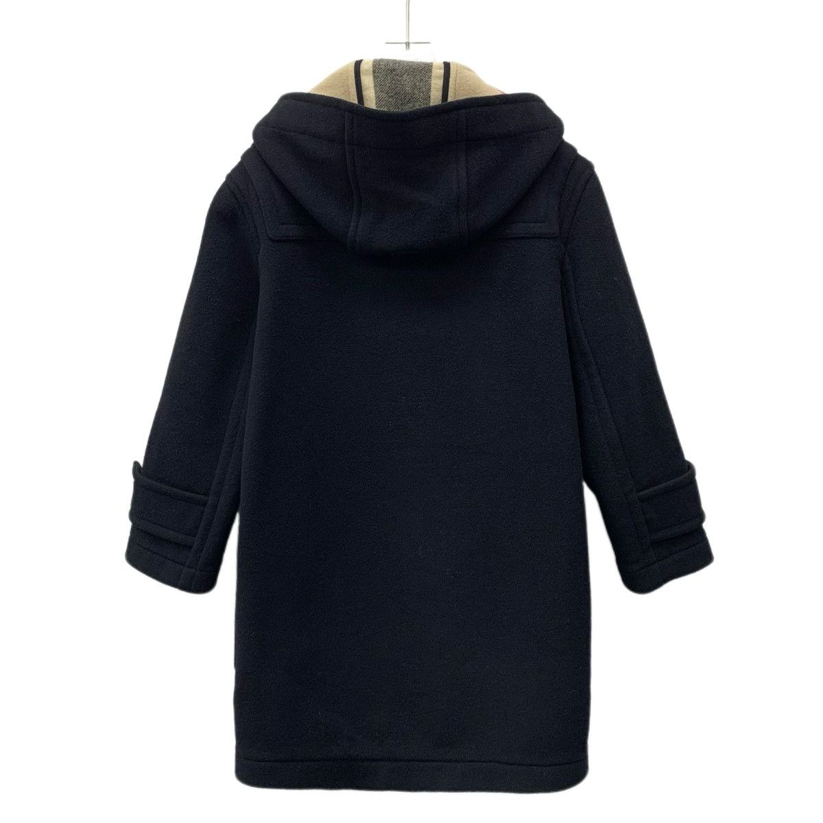 Burberry Burberry Bbr Black Sheep Wool Cowl Button Hooded Coat Size M / US 6-8 / IT 42-44 - 2 Thumbnail