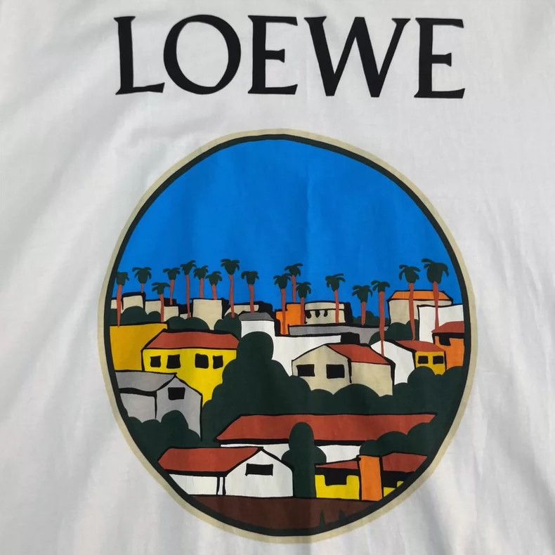 Loewe loewe White round ball letter short sleeve 2506-Nextarrow Size US M / EU 48-50 / 2 - 7 Thumbnail