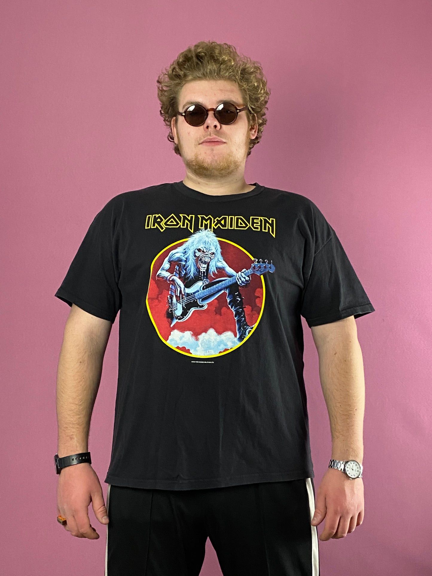 2003 Iron Maiden Fear Of The Dark Vintage Men's Band T-Shirt