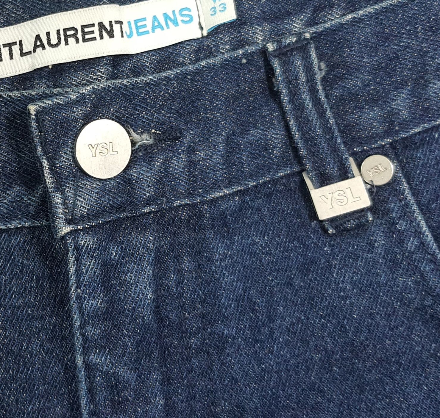 Yves Saint Laurent Vintage Saint Laurent Jeans YSL Designer Jeans C280N33 Size US 32 / EU 48 - 6 Thumbnail