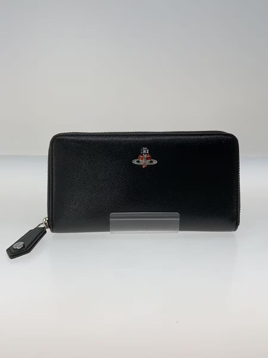 Vivienne Westwood Vivienne Westwood Plain Lthr Long Wallet Black Size ONE SIZE - 1 Thumbnail