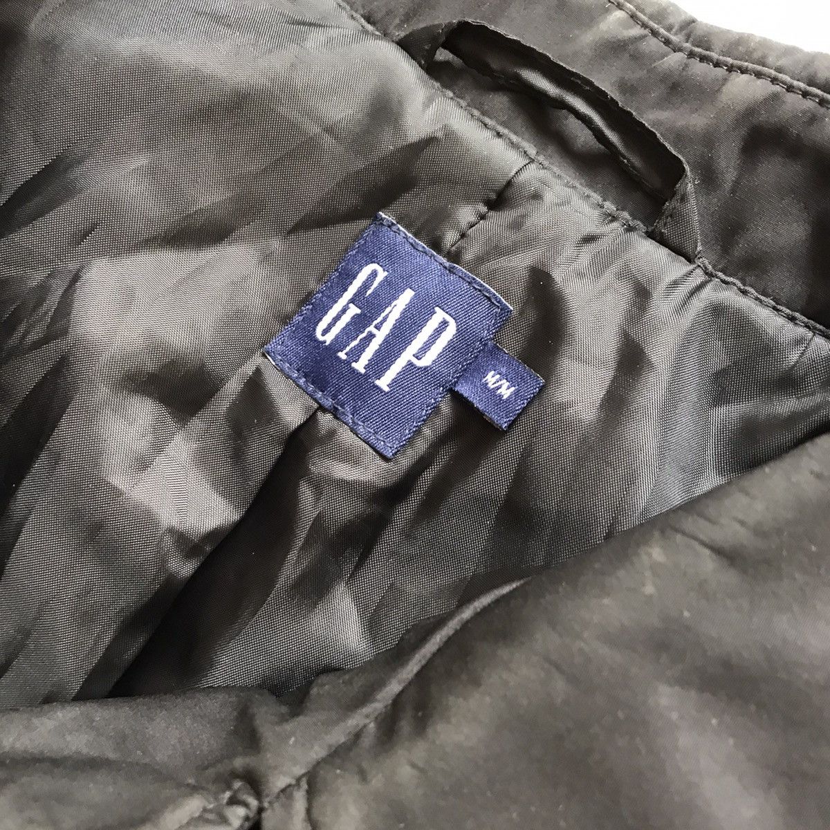Vintage Vintage Gap Black Parka Coach Jacket Streetwear 90s Boxy M Size US M / EU 48-50 / 2 - 7 Thumbnail