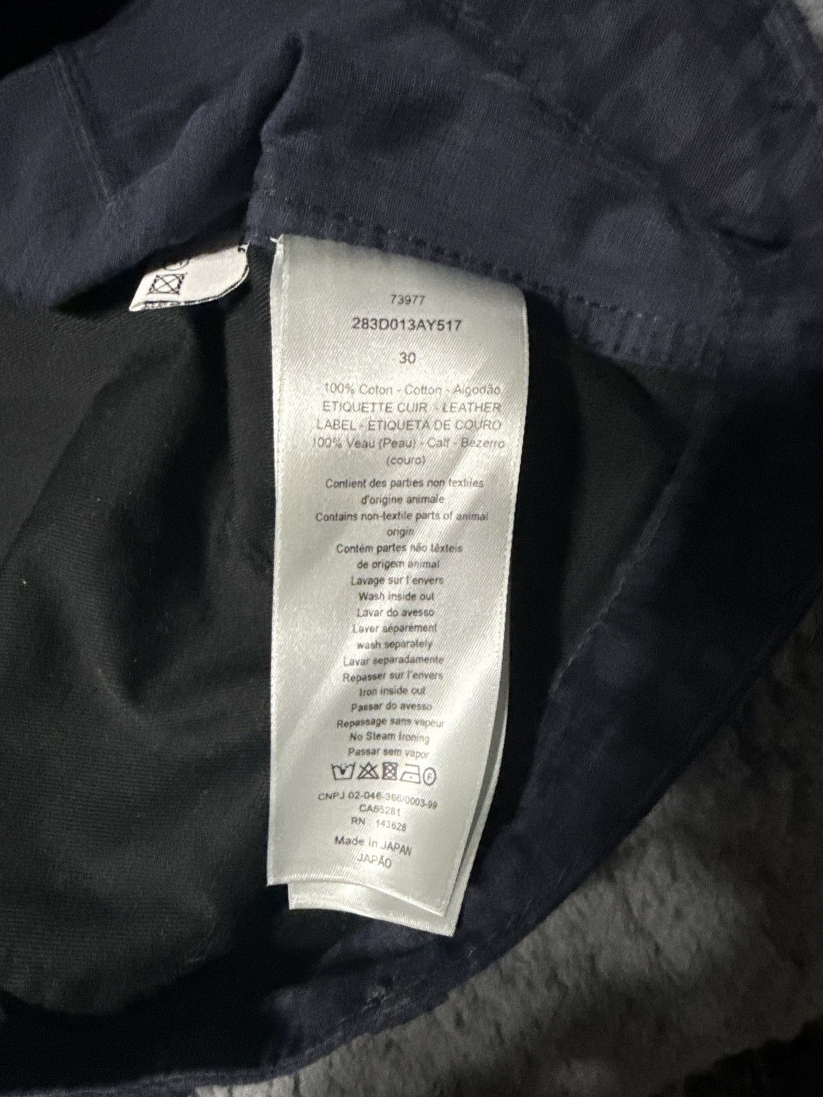 Dior Dior Oblique Bermuda Shorts in blue cotton denim Size US 30 / EU 46 - 7 Thumbnail