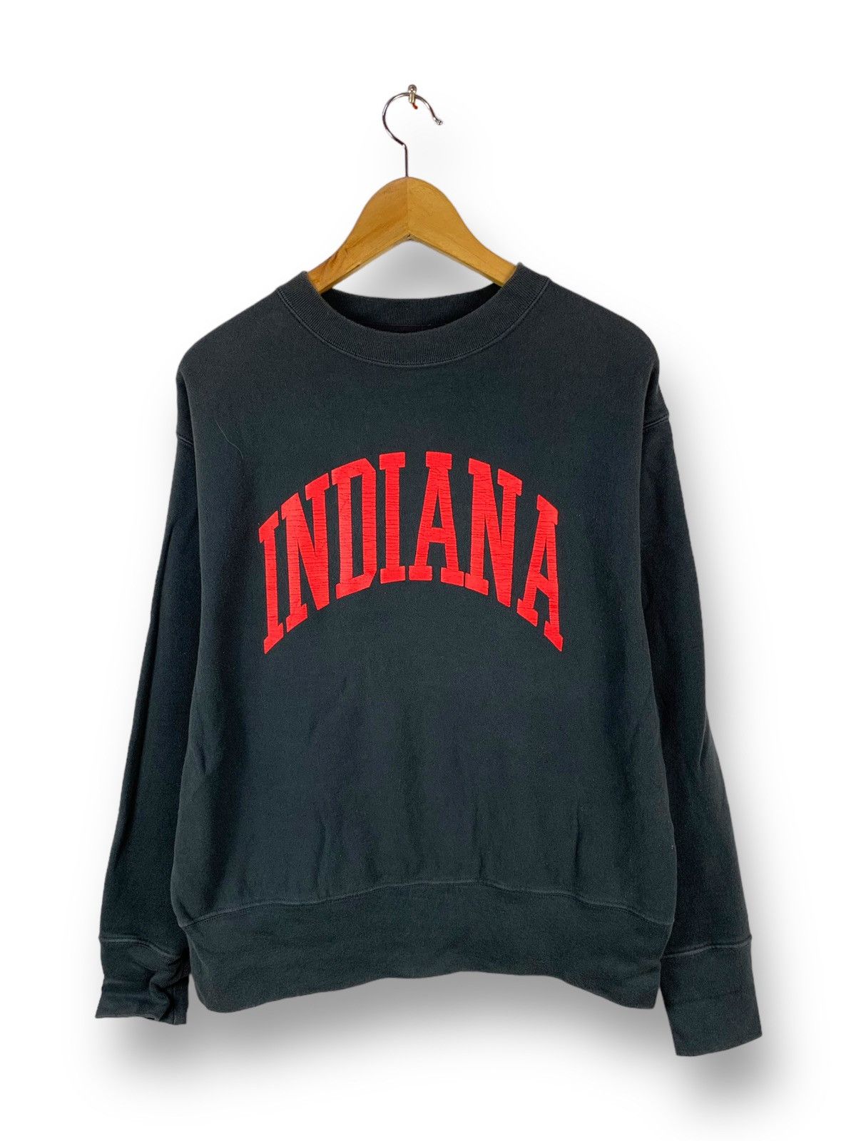 Japanese Brand Steals! Rag Machine Indiana Spellout Sweatshirt Size US M / EU 48-50 / 2 - 1 Thumbnail